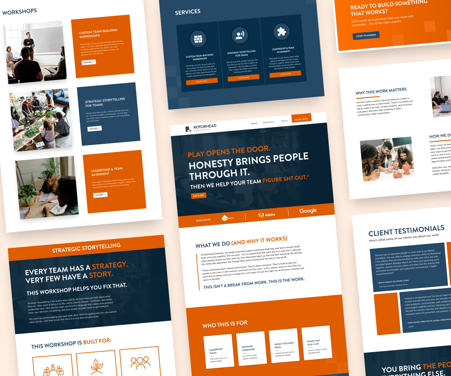 Rotorhead Partners — workshops, services, and client testimonials